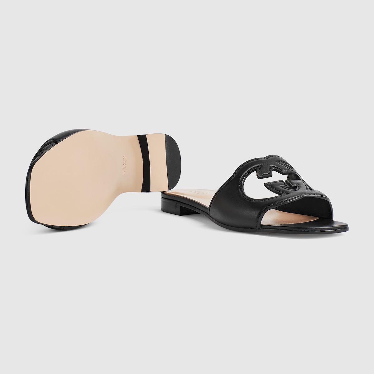 Gucci Women’s slide sandal with Interlocking G - Image 3